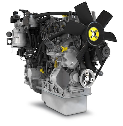 The Perkins 404F-22T engine.