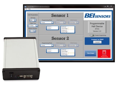 Bei Sensors Phd Programmable Hall Device Set Up