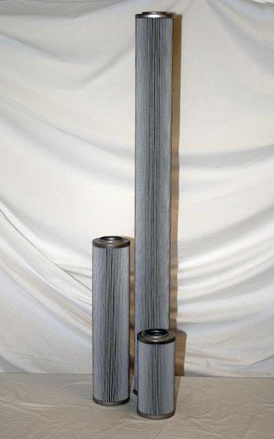 While traditionally filter elements such as these had filter media made with cellulose-based materials, many manufacturers have shifted to using smaller fibers and inert inorganic bonded fixed pore fibers in their filter media to better capture larger amounts of microscopic particulate.