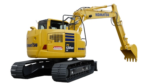 Komatsu Pc138 Uclc 10 Tight Tail Swing Hydraulic Excavator