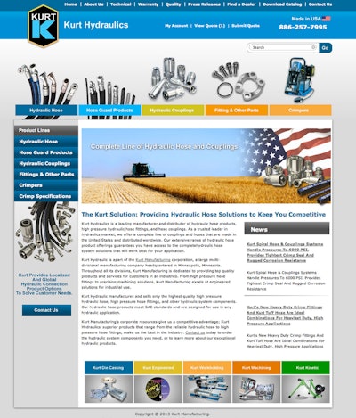 Kurt Hydraulics New Website