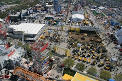 Wacker Neuson's exhibit at bauma 2010.
