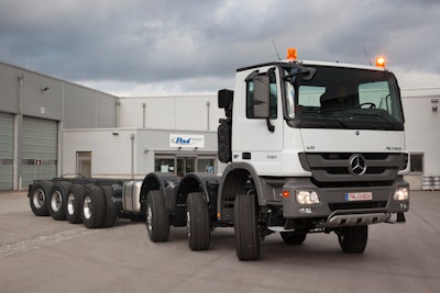 Paul Nutzfahrzeuge Seven Axle Chassis