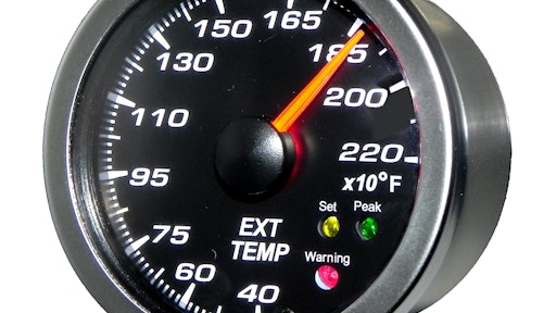 Analog Egt Pyrometer Gauge With Warning Amp Max Temperature