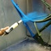 An example of the powder coating process.