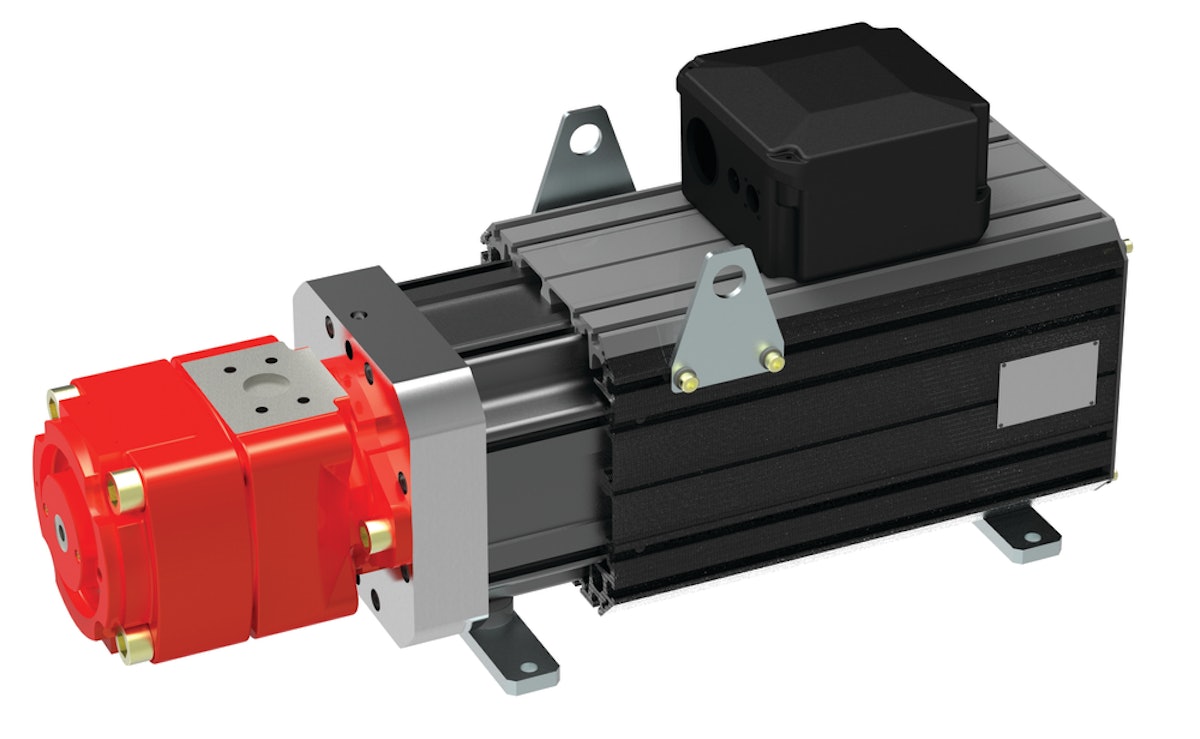 QXM Series InternalGear Drive Units From Bucher Hydraulics OEM Off