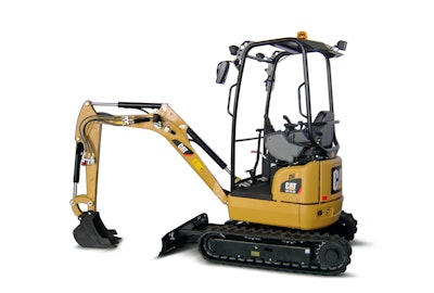 Caterpillar 17tonne D Series Compact Radius Hydraulic Excavator2