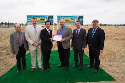 Double Coint Tires Groundbreakingceremony