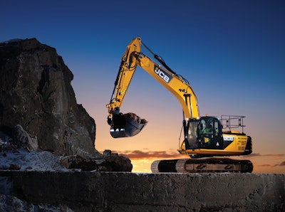 JS220 crawler excavator