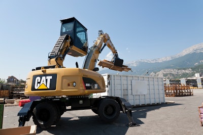 Cat M318 D Mh Waste Handler