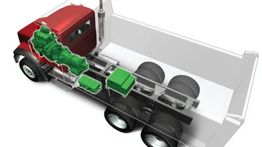 HybriDrive captures energy generated during braking events and transforms it into electrical energy that is stored and used when necessary to supplement engine power. Supplementing engine power with the stored electrical energy for vehicle acceleration or when the engine needs to work hard keeps the engine running at its most efficient point for maximum fuel efficiency.