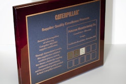Peterson Manufacturing Caterpillar Supplier Award