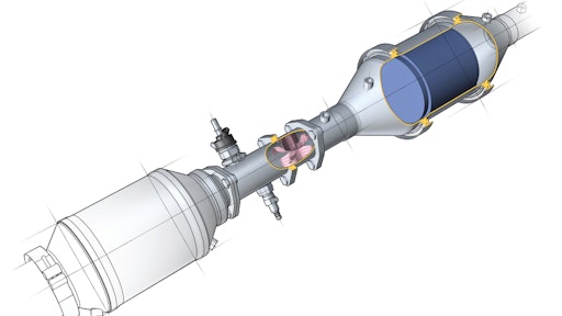 Designed to be an alternative to urea-based SCR systems, the Hydrocarbon Lean NOx Catalyst (HC-LNC) uses either diesel fuel or ethanol as the dosing reductant.