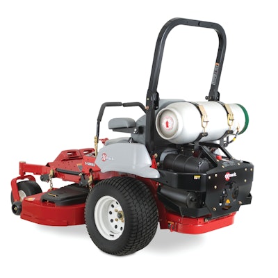 Exmark worked with Kohler and the Propane Education and Research Council (PERC) to develop the PCV740 found exclusively on Exmark's Lazer Z Propane zero-turn riding mower for the 2013 model year.
