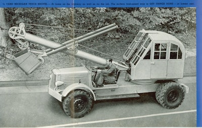 Michigan Power Shovel was the first to offer a purpose-built carrier for its machines. Introduced as early as 1934, this rugged carrier helped Michigan to build strong market support for its small crane/excavators.