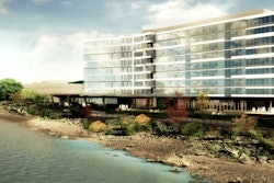 A rendering of the new DTNA headquarters.