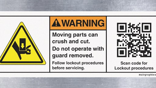 An example of how QR codes can be used.