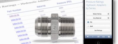 Brennan Industries Pressure Rating App