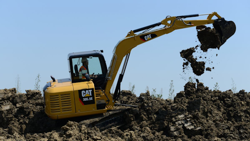 New Cat 305 5e Mini Hydraulic Excavator Added To E Series Line For