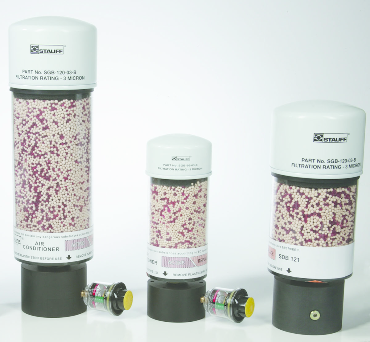 SDB Gearbox Desiccant Breathers From Stauff Corporation OEM OffHighway