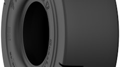 The Firestone DuraLoad PT L5S bias tire features a plain tread, which prevents cuts or punctures from damaging the tire in severe applications.