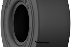 The Firestone DuraLoad PT L5S bias tire features a plain tread, which prevents cuts or punctures from damaging the tire in severe applications.