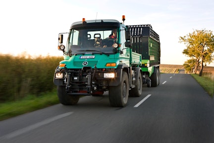 Mercedes-Benz displays new trucks for agricultural market at Agritechnica  2013