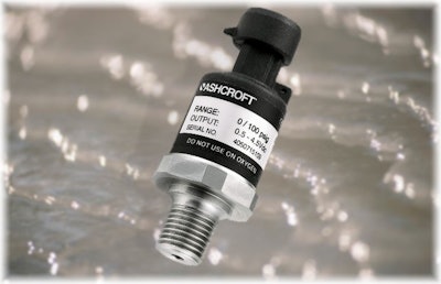 Ashcroft G2 Pressure Transducerand Ice Formation