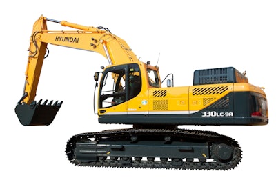 Hyundai's 330LC-9A excavator