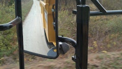 Larger side mirrors on the G Series help increase visibility to the side and rear of the truck.