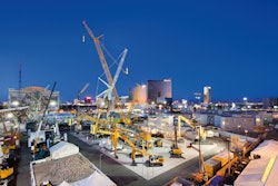 Liebherr's CONEXPO 2011 booth