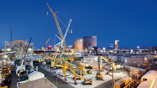 Liebherr's CONEXPO 2011 booth