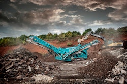 Power Screen Warrior 2100 Armac Recycling Birmingham 2013 3