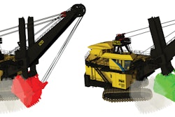 Joy Global's Track Shield Collision Detection & Mitigation System helps electric mining shovels avoid dipper-track collisions through predictive modeling. The Centurion control system runs Joy Global's electric shovels.