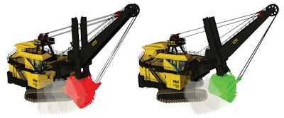 Joy Global's Track Shield Collision Detection & Mitigation System helps electric mining shovels avoid dipper-track collisions through predictive modeling. The Centurion control system runs Joy Global's electric shovels.
