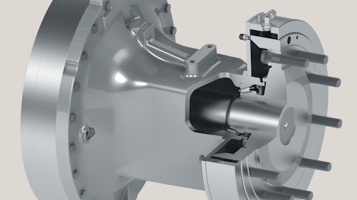 Tire pressure control at the final drive of the rear axle
