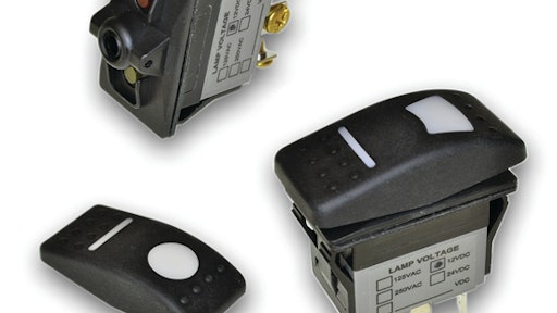 R7 Series Rocker Switch From E Switch Inc Oem Off Highway