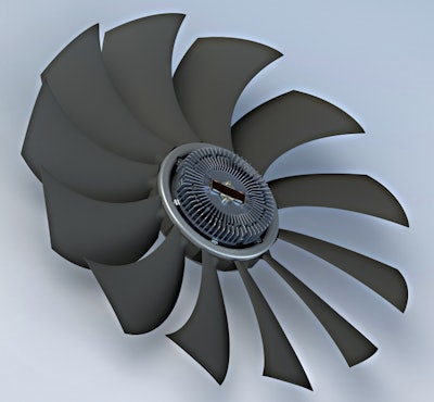 Multi Wing 4 Hl Axial Fan With Mahlet13 Clutch