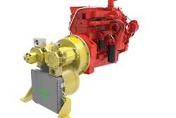 The drivetrain technology utilizes a Tier 3 or Tier 4 engine driving a 227 kW switch-reluctance generator with step up gearing to produce electrical energy. Alternators and starter motors are eliminated to improve system reliability.