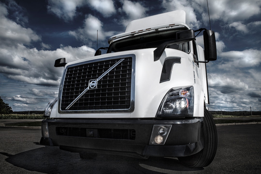 volvo truck front view