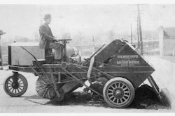 A 1914 Elgin Sweeper