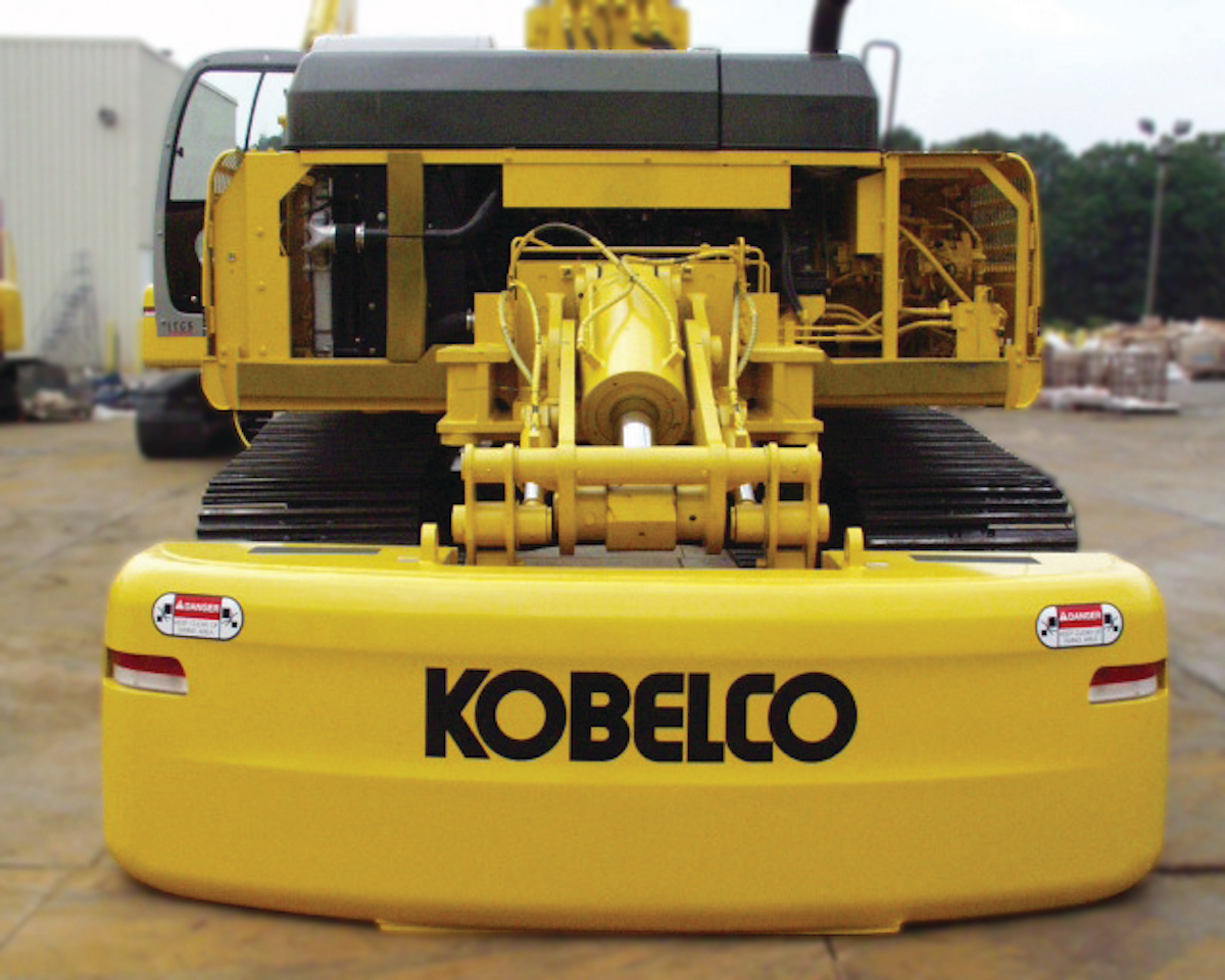 Kobelco introduces counterweight removal system for SK500 excavators