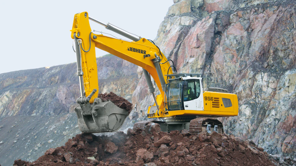 Liebherr's new R 956 excavator includes a Tier 4 Interim engine
