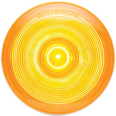 STL003AB (amber) single-diode 4-inch round LED stop, tail, turn, lamp