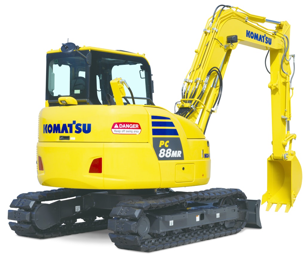 KOMATSU コマツ　PC 88MR Komatsu's new PC88MR-11 excavator delivers higher productivity
