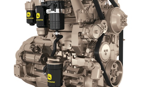 John Deere's newly Tier 4 Final certified PowerTech EWX 4.5 liter engine.