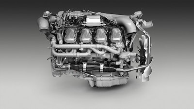 Scania 16 Liter V8 Euro6 Enginewith Eg Rand Scr