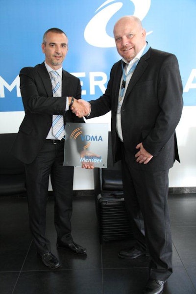 Comer Industries Vdma Membership Left Matteo Storchi Right Dirk Decker
