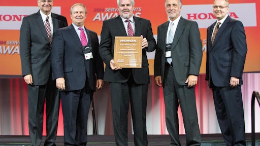 Metokote Supplier Awardfrom Honda