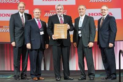 Metokote Supplier Awardfrom Honda